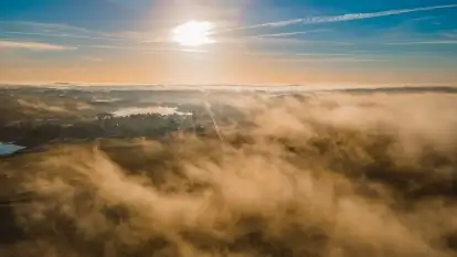 Jesień na mazurskich traktach, polach i łąkach, październik 2022