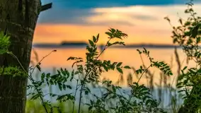 Zachód słońca nad jeziorem Dargin, wrzesień 2022 - zdjęcie 4