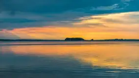 Zachód słońca nad jeziorem Dargin, wrzesień 2022 - zdjęcie 16