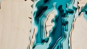 Drewniane mapy morskie i Mazur od Pracowni Twórczej Avocado - zdjęcie 26