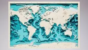 Drewniane mapy morskie i Mazur od Pracowni Twórczej Avocado - zdjęcie 5