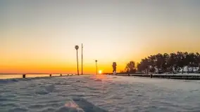 Wschód słońca nad jeziorem Niegocin, grudzień 2022 - zdjęcie 20