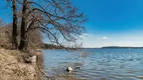 Cmentarz wojenny Jagerhohe i jezioro Święcajty na początku wiosny, 2022 - zdjęcie 17