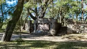 Cmentarz wojenny Jagerhohe i jezioro Święcajty na początku wiosny, 2022 - zdjęcie 37