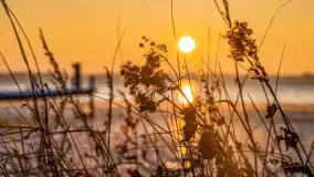 Grudniowy zachód słońca nad jeziorem Dargin, Nowy Harsz - zdjęcie 33