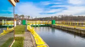 Śluzy Guzianka I i II w śnie zimowym, styczeń 2023 r. - zdjęcie 6