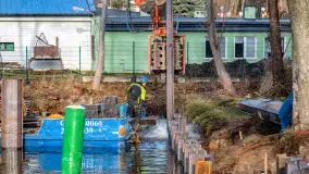 Śluzy Guzianka I i II w śnie zimowym, styczeń 2023 r. - zdjęcie 15