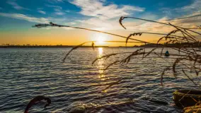 Zachód słońca w Rynie, jezioro Ryńskie, styczeń 2023 - zdjęcie 22