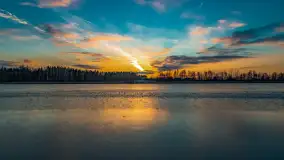 Kolejny zachód nad jeziorem Ryńskim, luty 2023 - zdjęcie 33