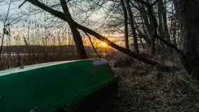 Zachód słońca nad jeziorem Siercze, luty 2023 - zdjęcie 17