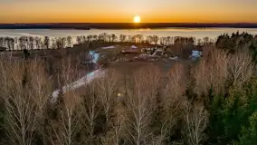 Zachód słońca nad jeziorem Mamry, luty 2023 r. - zdjęcie 9