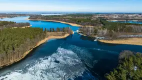 Kanał Kula z lotu ptaka, przedwiośnie 2023 - zdjęcie 1