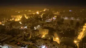 Nocne Giżycko z lotu ptaka, marzec 2023 r. - zdjęcie 12