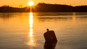 Zachód słońca nad jeziorem Tałty, końcówka lutego 2023 r. - zdjęcie 31