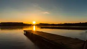 Zachód słońca nad jeziorem Tałty, końcówka lutego 2023 r. - zdjęcie 21