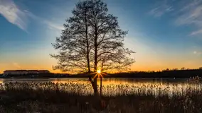Zachód słońca nad jeziorem Tałty, końcówka lutego 2023 r. - zdjęcie 10