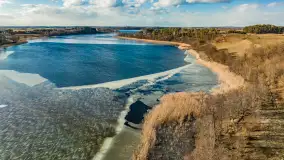 Grodzisko Św. Góra, jezioro Wojnowo, marzec 2023 r. - zdjęcie 39