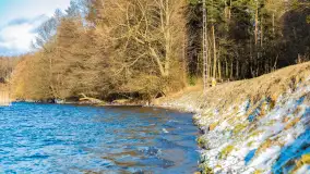 Jezioro Gołdopiwo na początku marca 2023 r. - zdjęcie 10