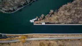 Zachód słońca nad jeziorem Mamry, plaża miejska w Węgorzewie - zdjęcie 25