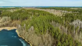 Mix marcowych ujęć Mazur z lotu ptaka - zdjęcie 42