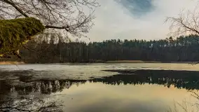 Wschód słońca nad jeziorem Tyrkło, marzec 2023 r. - zdjęcie 8