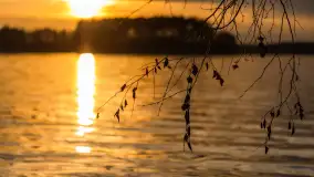 Wiosenny zachód słońca nad jeziorem Dejguny - zdjęcie 52
