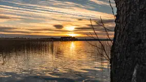 Wiosenny zachód słońca nad jeziorem Dejguny - zdjęcie 17