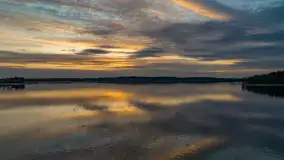 Wiosenny zachód słońca nad jeziorem Dejguny - zdjęcie 31