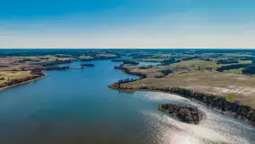 Wiosenne Mazury widziane z drona, końcówka marca 2023 r. - zdjęcie 12