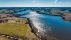 Wiosenne Mazury widziane z drona, końcówka marca 2023 r. - zdjęcie 11