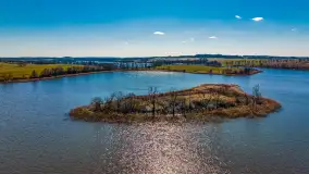 Wiosenne Mazury widziane z drona, końcówka marca 2023 r. - zdjęcie 3