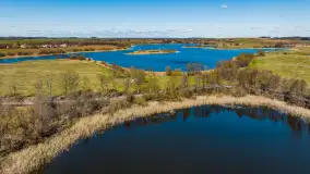 Wiosenne Mazury widziane z drona, końcówka marca 2023 r. - zdjęcie 2