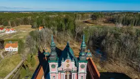 Mazury z lotu ptaka, marzec - kwiecień 2023 r. - zdjęcie 2