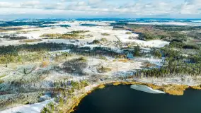 Mazury z lotu ptaka, marzec - kwiecień 2023 r. - zdjęcie 14