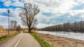 Węgorapa i kanał Węgorzewski pod koniec marca 2023 r. - zdjęcie 15