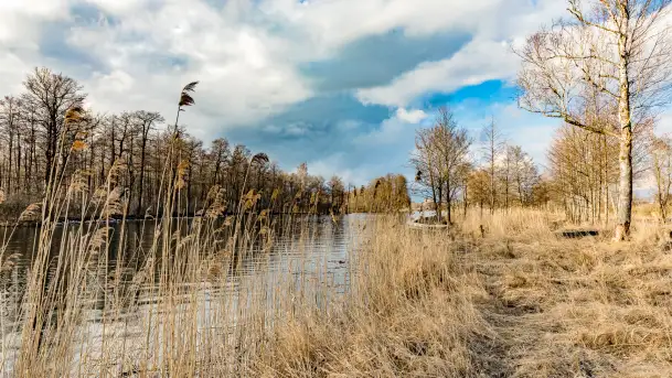 Węgorapa i kanał Węgorzewski pod koniec marca 2023 r. - zdjęcie 4