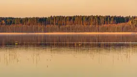 Wschód słońca nad jeziorem Dejguny, kwiecień 2023 r. - zdjęcie 3