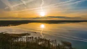 Wschód słońca nad jeziorem Dejguny, kwiecień 2023 r. - zdjęcie 49