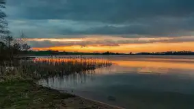 Zachód słońca nad jeziorem Dejgunek, kwiecień 2023 r.  - zdjęcie 29