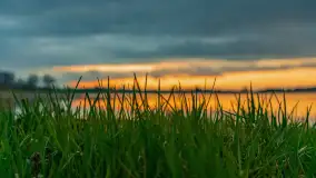 Zachód słońca nad jeziorem Dejgunek, kwiecień 2023 r.  - zdjęcie 11