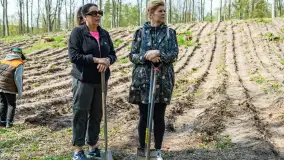 Przy Wilczym Szańcu posadzono 5000 dębów - zdjęcie 48