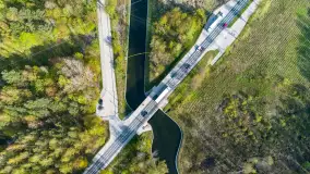 Kanał Niegociński na zdjęciach z drona, maj 2023 r. - zdjęcie 37