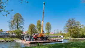 Kanał Łuczański w remoncie, postęp prac, maj 2023 r. - zdjęcie 3