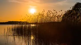 Zachód słońca nad jeziorem Tajty, okolice Wronki - zdjęcie 2