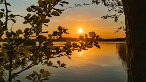 Zachód słońca nad jeziorem Tajty, okolice Wronki - zdjęcie 29