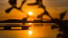 Zachód słońca nad jeziorem Tajty, okolice Wronki - zdjęcie 6