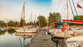 Zachód słońca nad jeziorem Bocznym w Rydzewie - zdjęcie 8