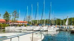 Port Piękna Góra nad jeziorem Tajty, maj 2023 r. - zdjęcie 12