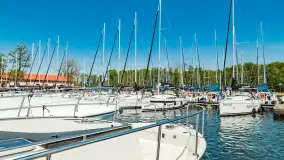 Port Piękna Góra nad jeziorem Tajty, maj 2023 r. - zdjęcie 14