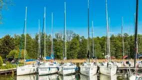 Port Piękna Góra nad jeziorem Tajty, maj 2023 r. - zdjęcie 35